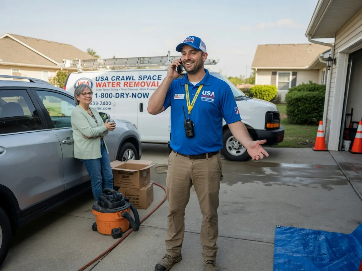 Crawl Space Water Removal De Leon, TX FAQs